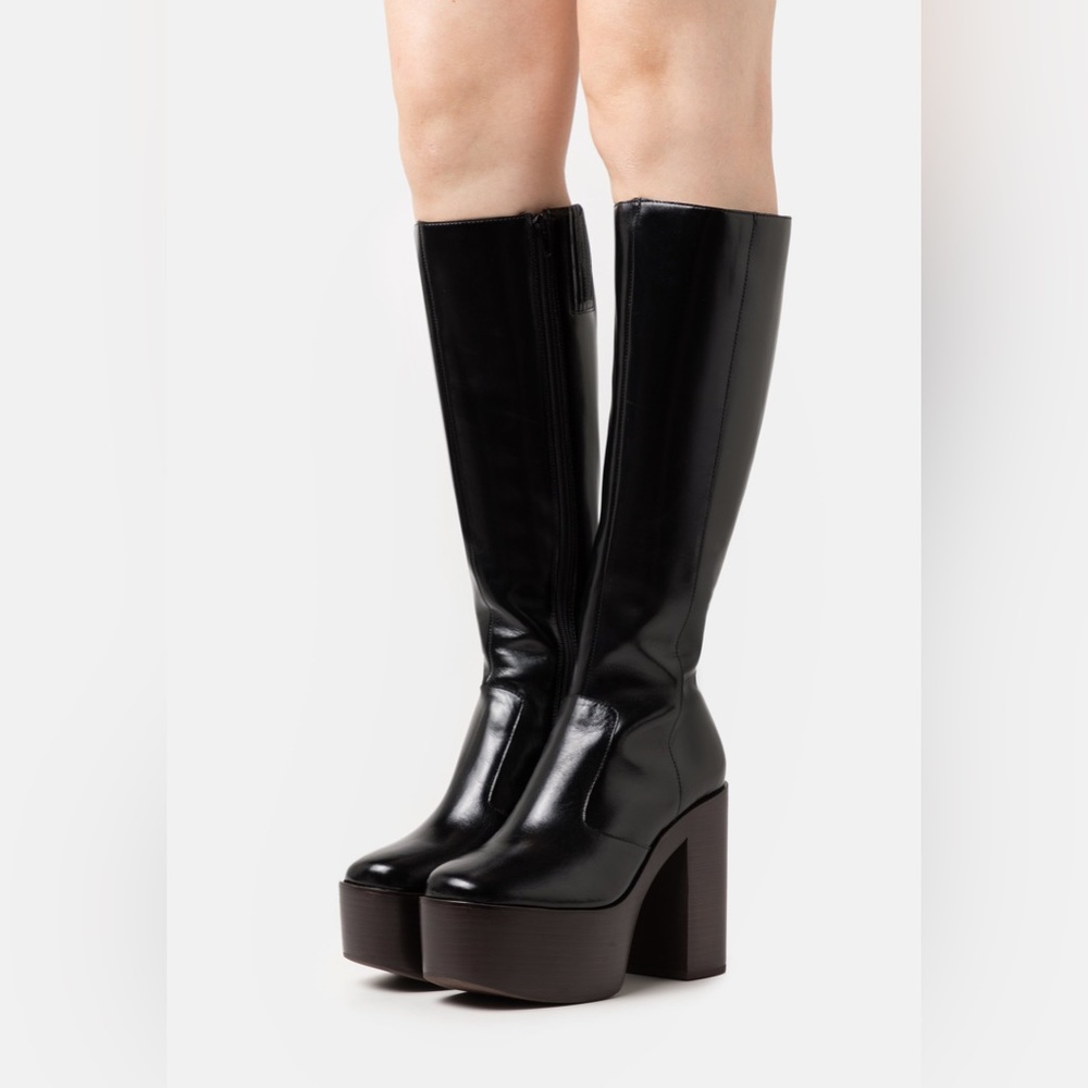 Jeffrey Campbell MEXIQUE black platform boots